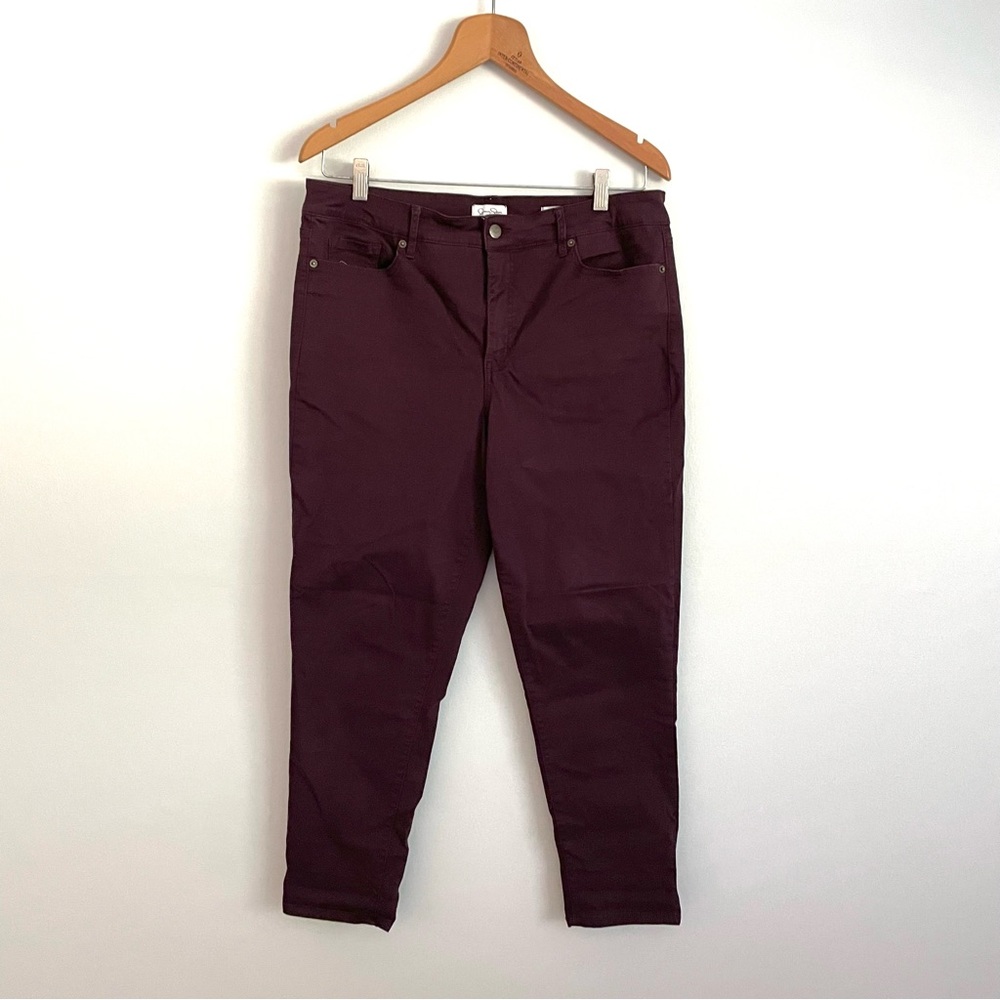 Jessica Simpson High Rise Ankle Jeans, Size 14